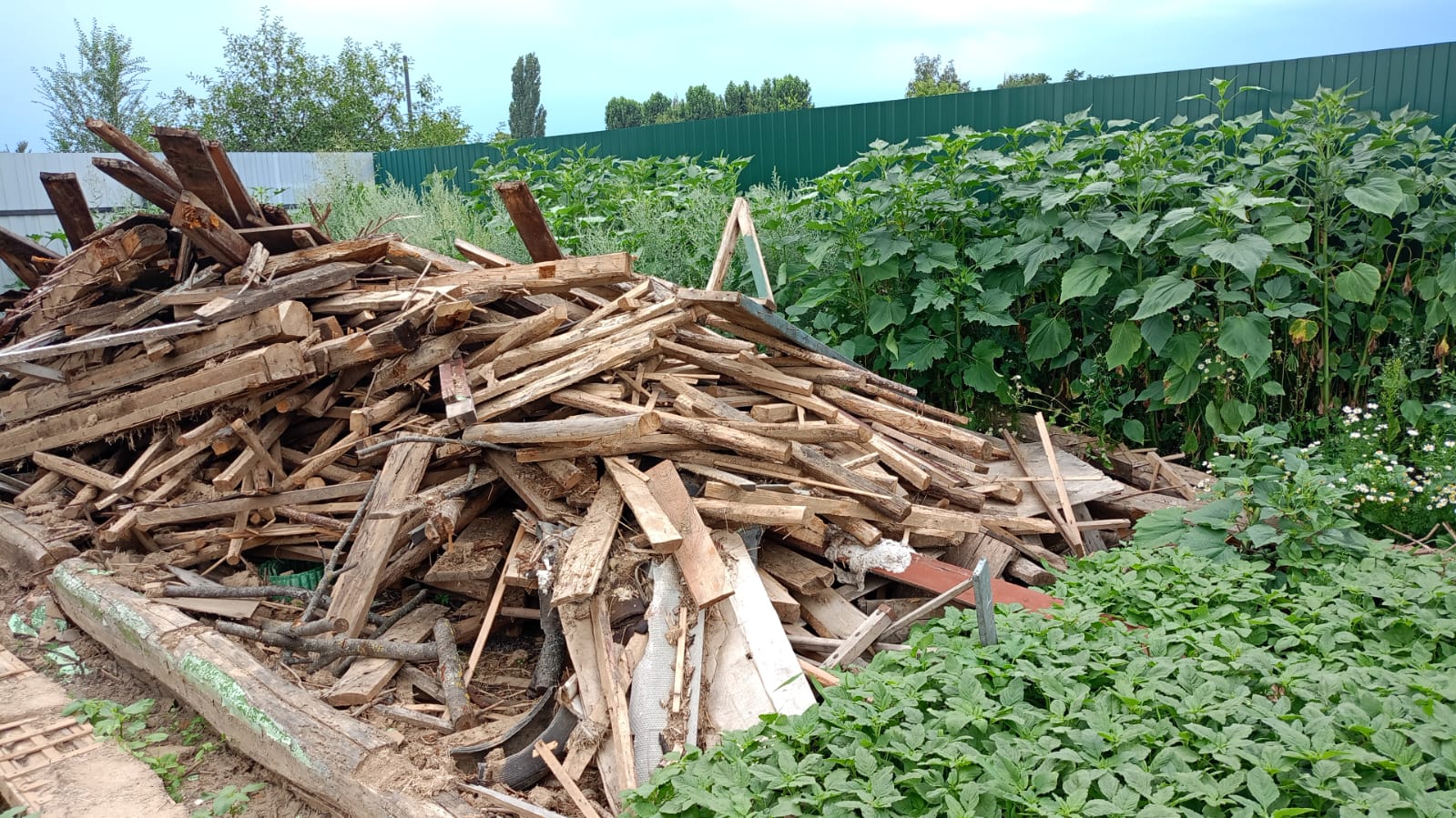 Демонтаж сарая и вывоз